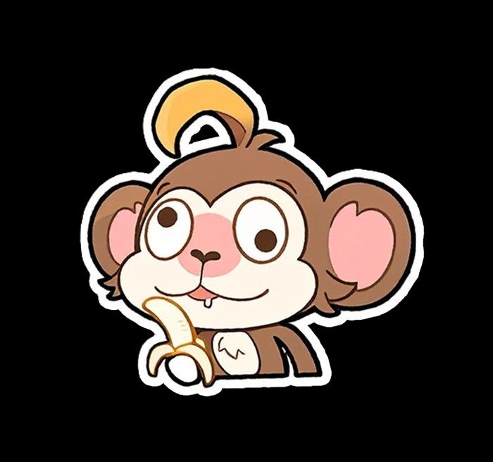 khỉ chibi cute cực