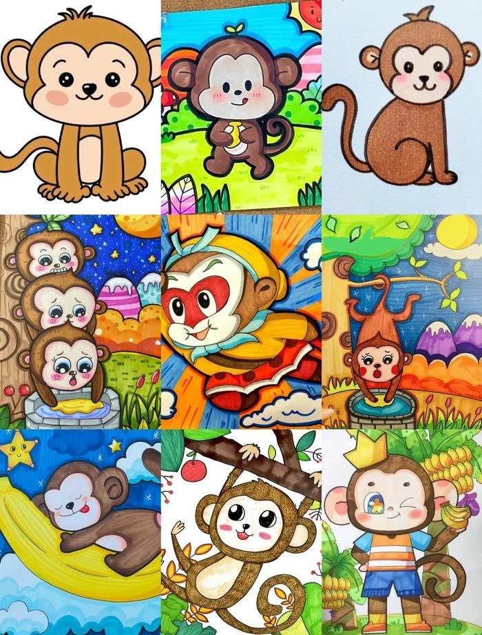 khỉ chibi đẹp nhất