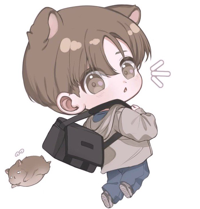 kim dan chibi cực đáng yêu