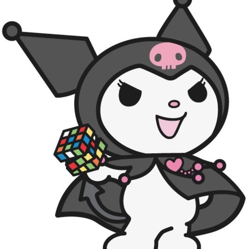 kuromi anime chibi cầm robic