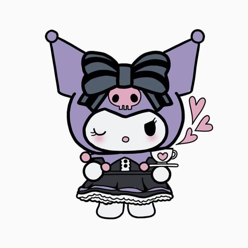 kuromi anime chibi đáng yêu