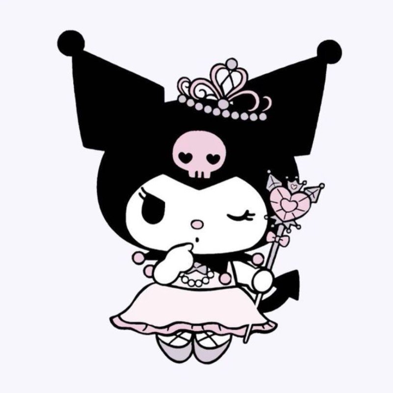 kuromi anime chibi đội vương miệng