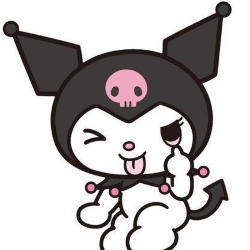 kuromi anime chibi lè lưỡi