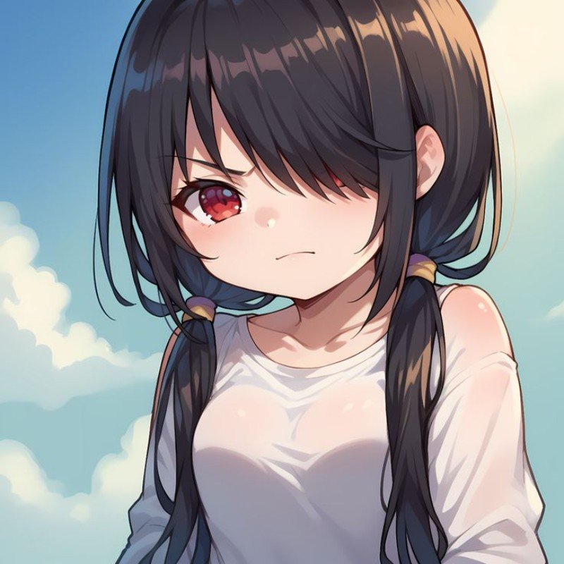 kurumi chibi bực tức