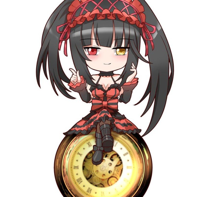 kurumi chibi siêu đáng yêu