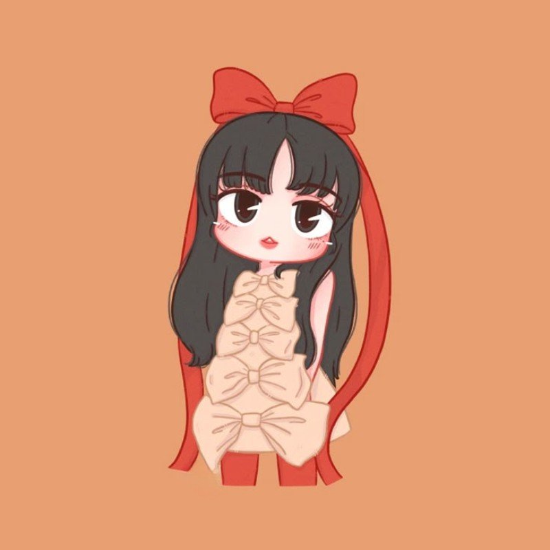 lisa chibi cực đáng yêu