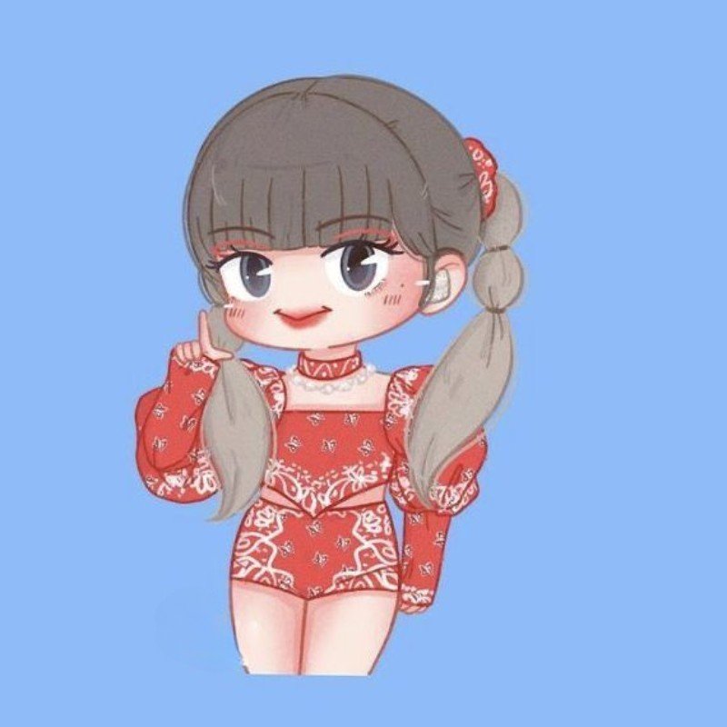 lisa chibi cực đẹp