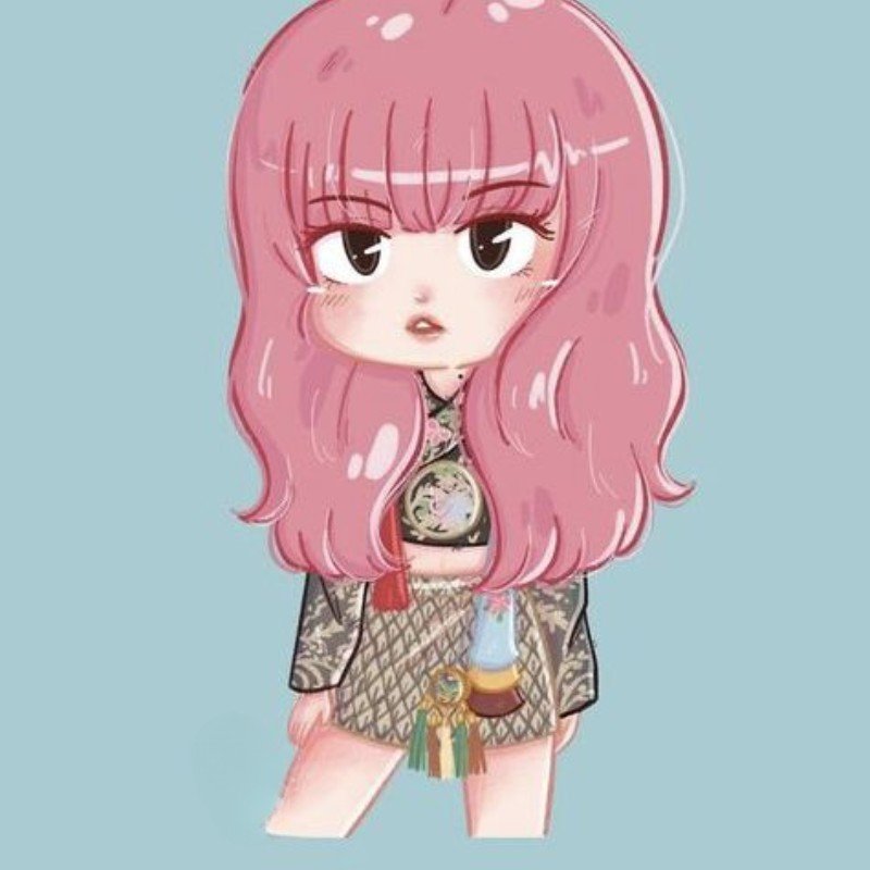lisa chibi siêu đẹp