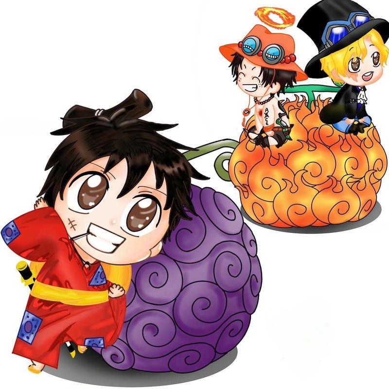luffy chibi cực chất