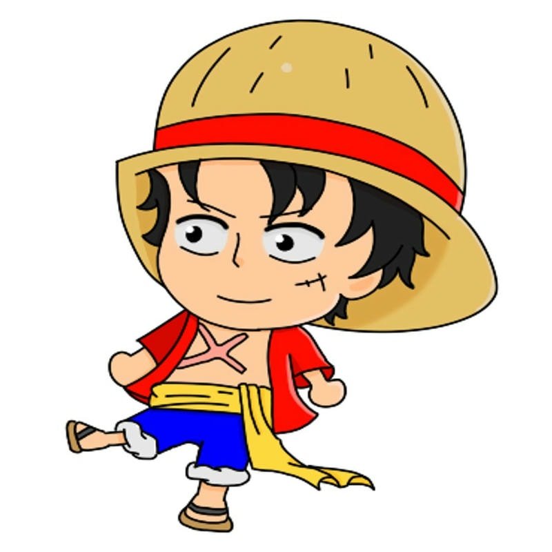 luffy chibi đáng yêu
