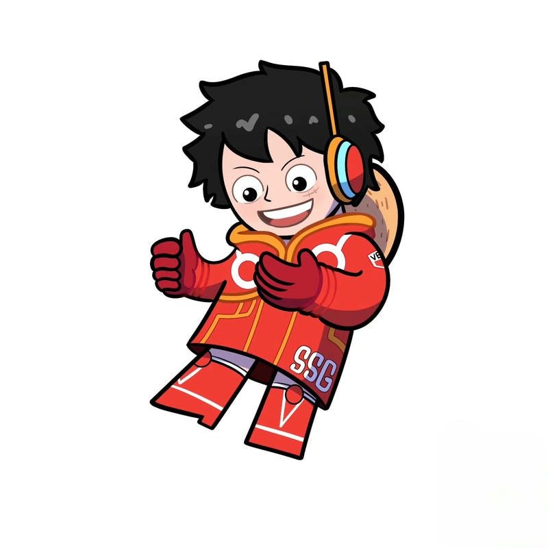 luffy chibi dễ thương
