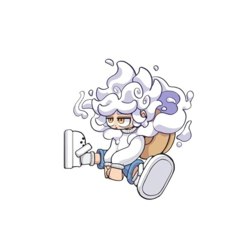 luffy gear 5 chibi dễ thương nhất