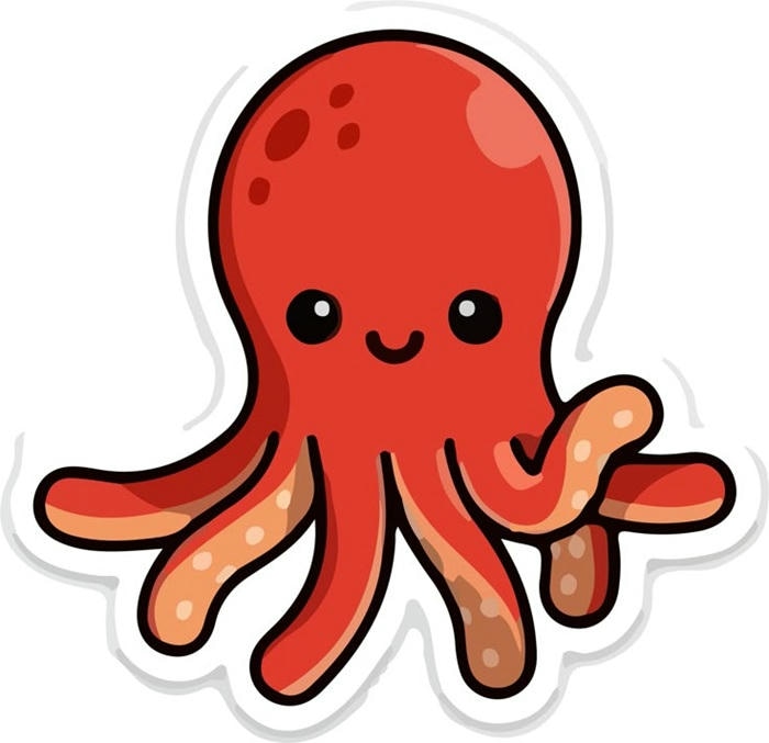 mẫu sticker chibi dễ thương