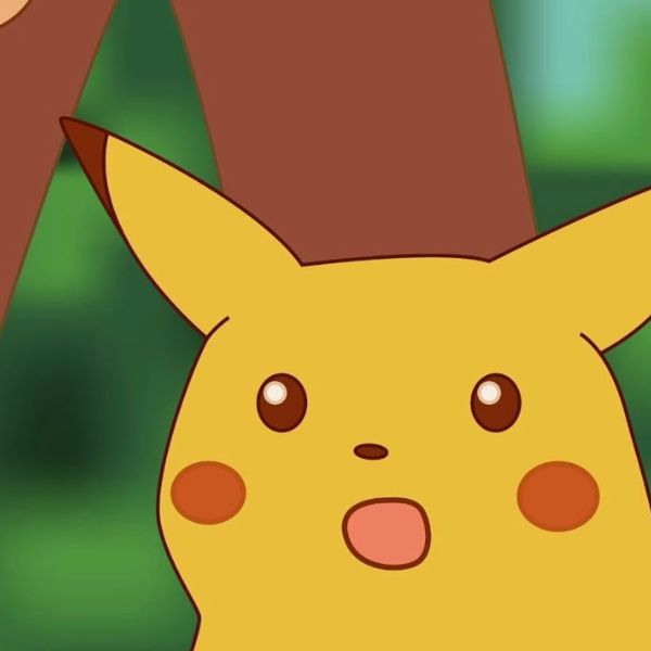 meme bất ngờ pikachu