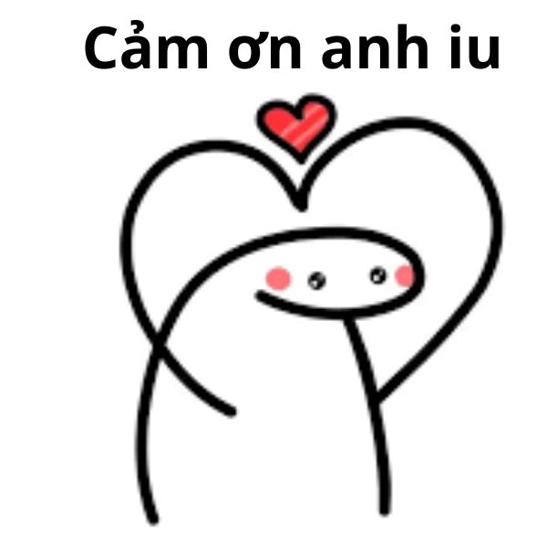 meme cảm ơn anh iu