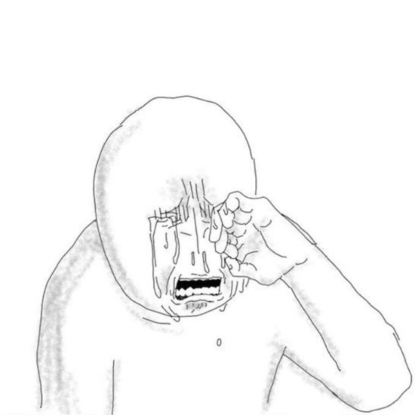 meme crying đau khổ tột cùng