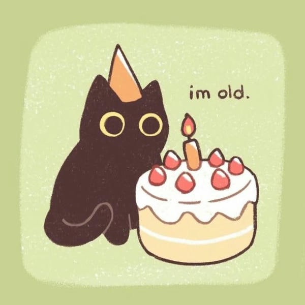 meme happy birthday mèo xinh xẻo