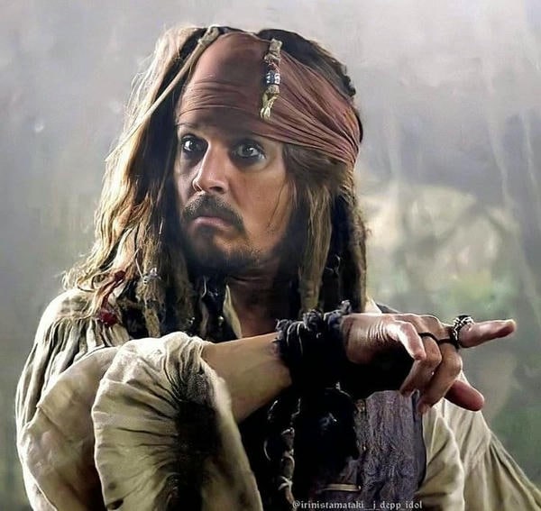 meme jack sparrow chỉ đường
