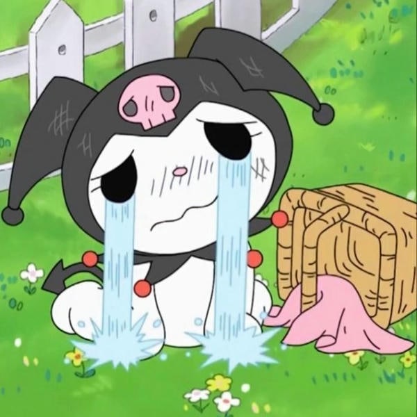 meme sad kuromi xinh yêu