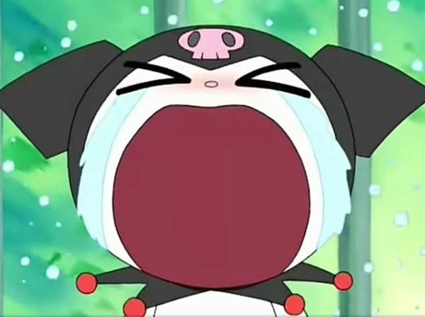 meme sad kuromi xinh