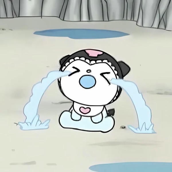 meme sad kuromi