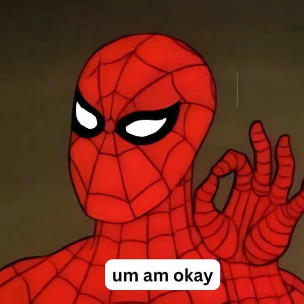 meme spiderman hài hước nhất