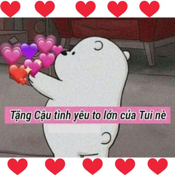 meme tình yêu siêu hài