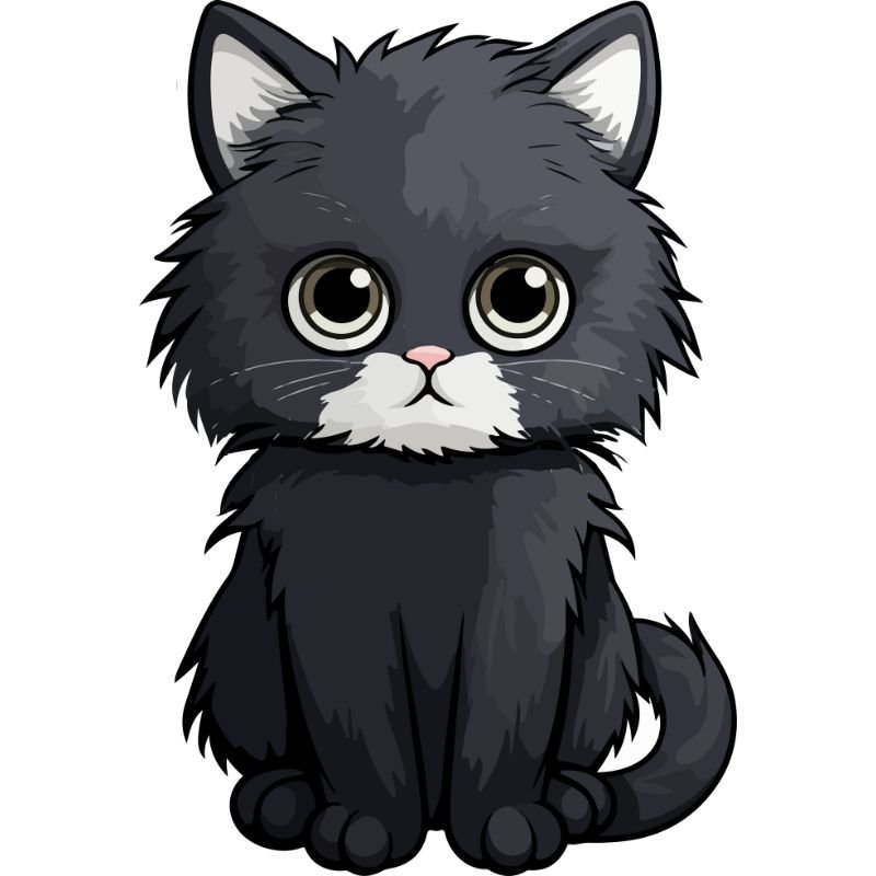mèo chibi 4k