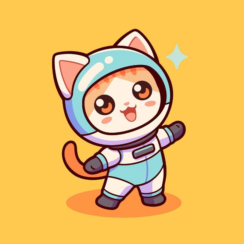 mèo chibi 8k