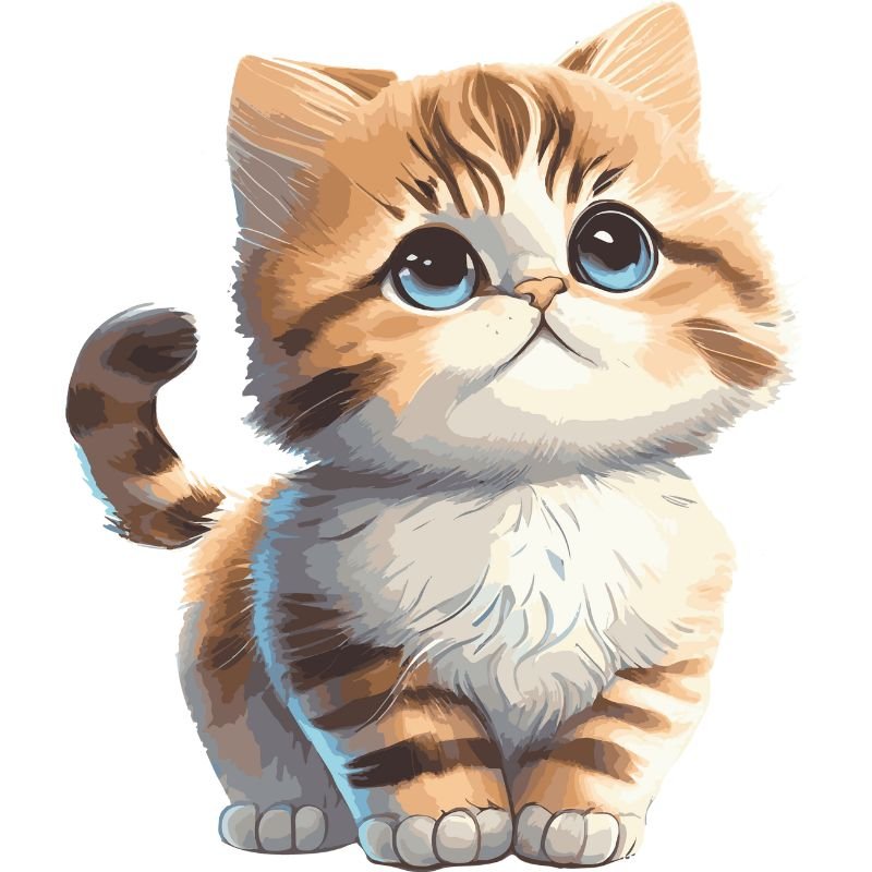 mèo chibi