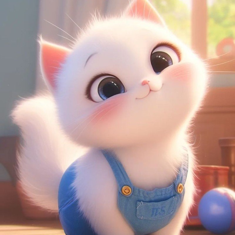 mèo con chibi 3k cực đẹp