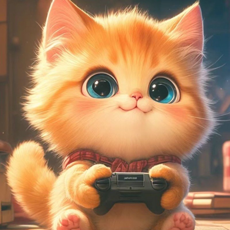 mèo con chibi 3k đáng yêu