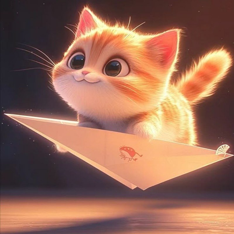 mèo con chibi 3k dễ thương