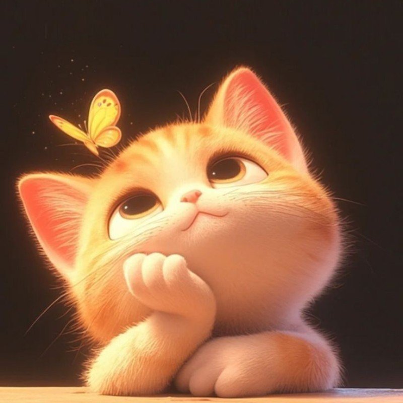 mèo con chibi đẹp