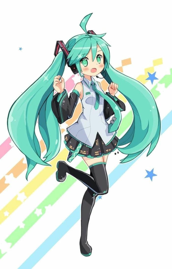 miku chibi cực cute