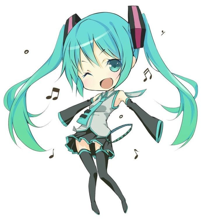 miku chibi cute
