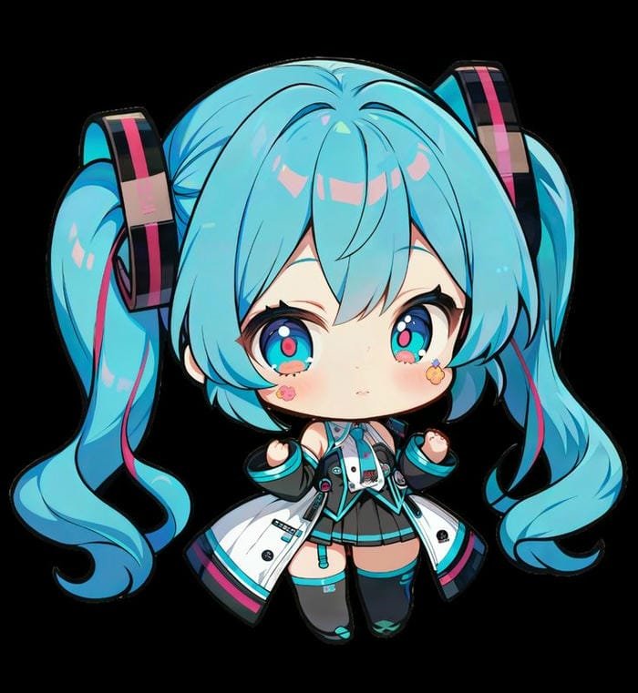 miku chibi đáng yêu