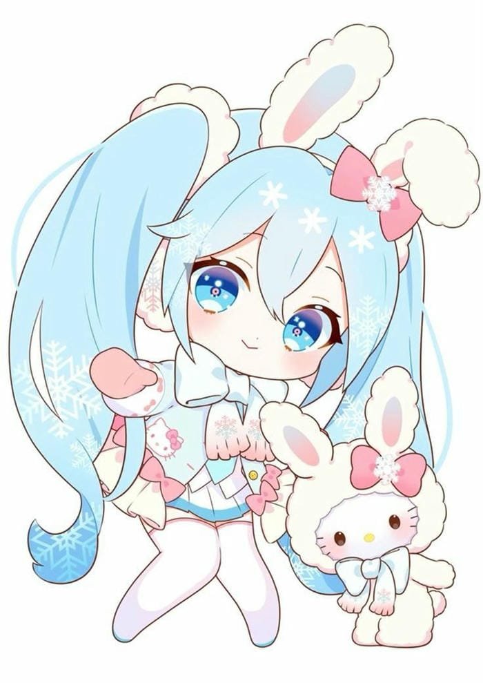 miku chibi siêu đáng yêu