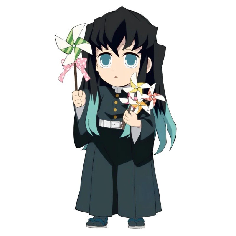 muichiro chibi cầm chong chóng
