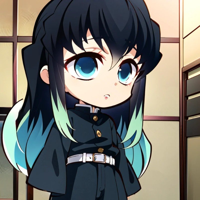 muichiro chibi dễ thương