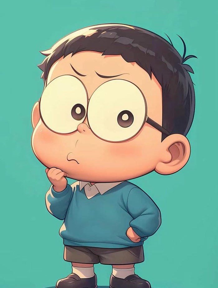 nobita cute chibi 3k đáng yêu