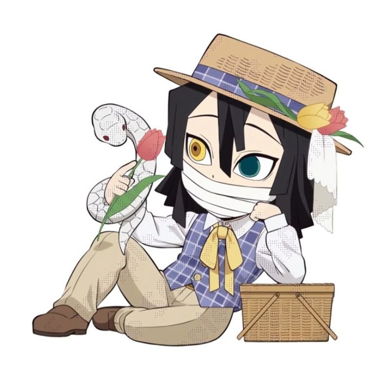 obanai chibi đội mũ