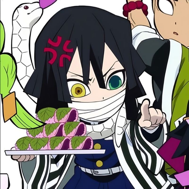 obanai chibi tức giận