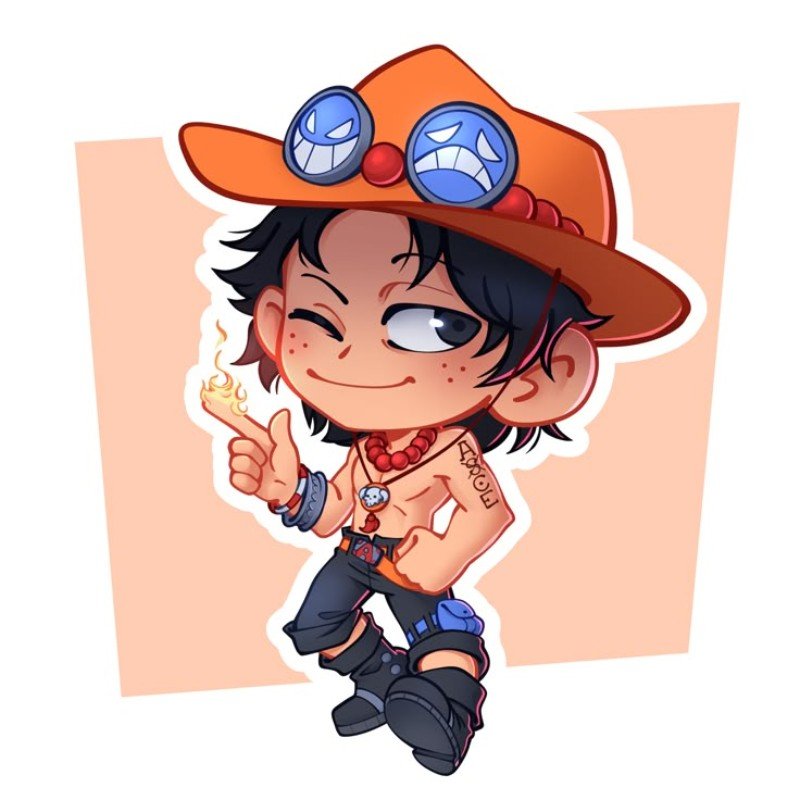 one piece chibi ace