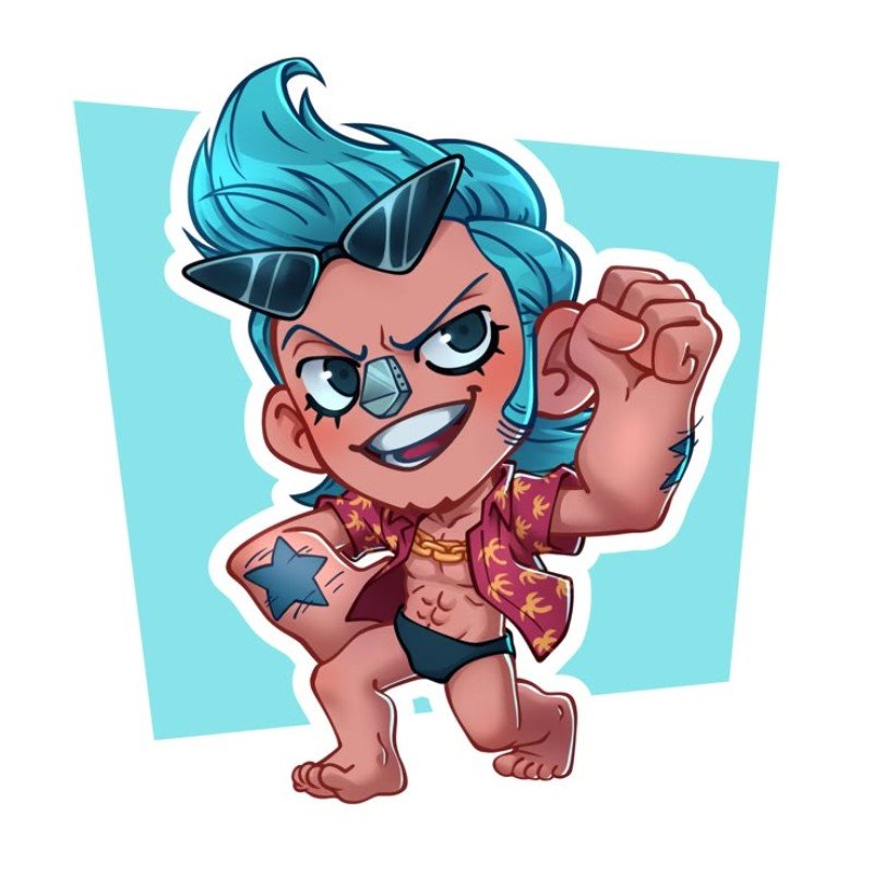one piece chibi fraky