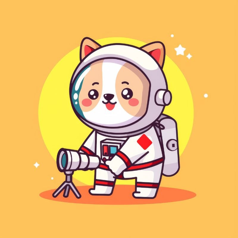 phi hành gia cute chibi đẹp nhất