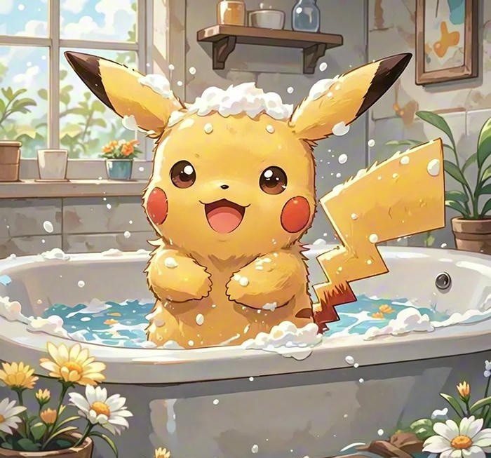 pikachu chibi cực dễ thương