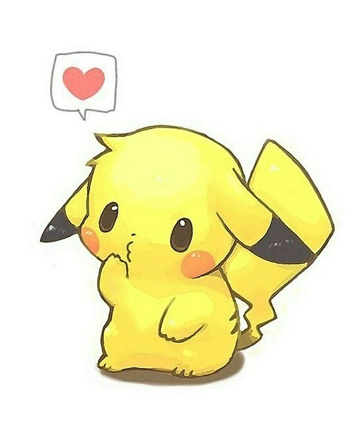 pikachu chibi siêu đáng yêu