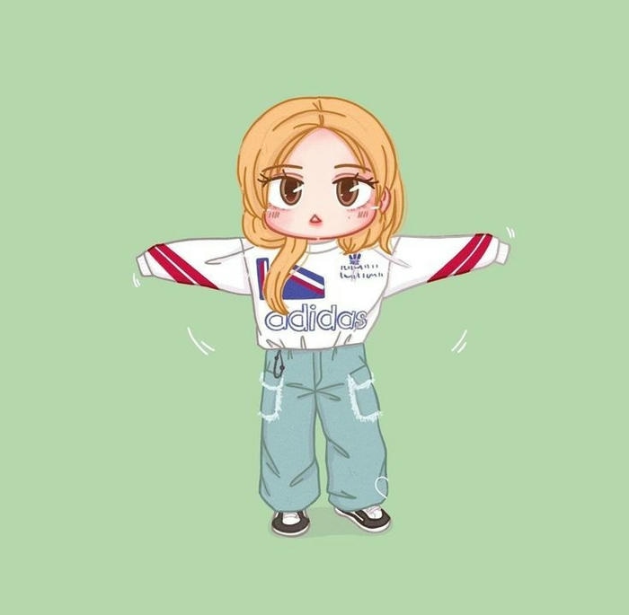 rosé chibi chất nhất