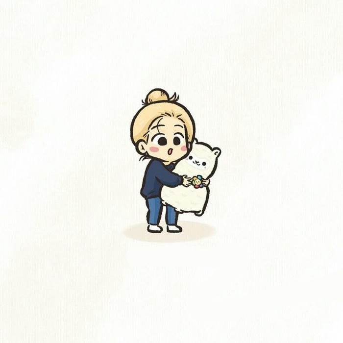 rosé chibi cực cute